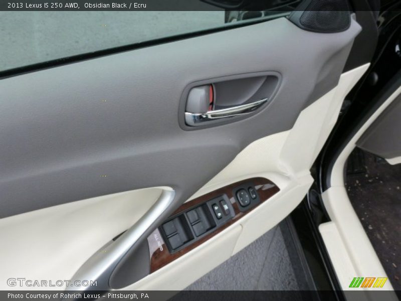 Obsidian Black / Ecru 2013 Lexus IS 250 AWD