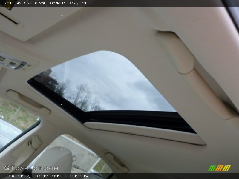 Obsidian Black / Ecru 2013 Lexus IS 250 AWD