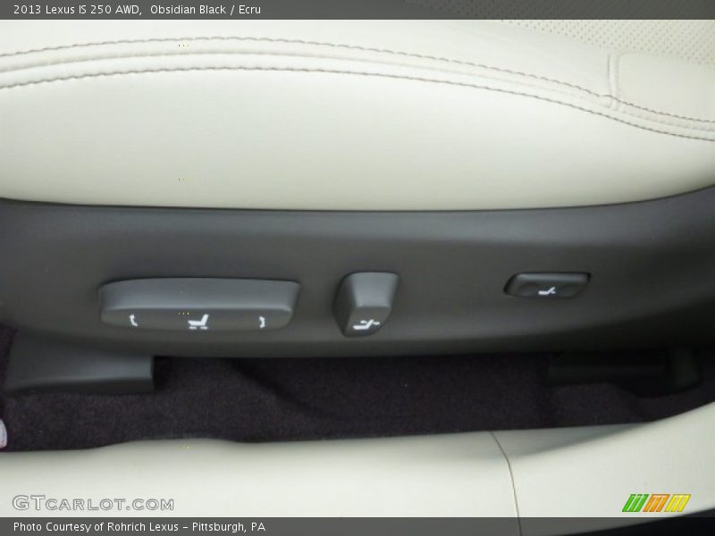 Obsidian Black / Ecru 2013 Lexus IS 250 AWD