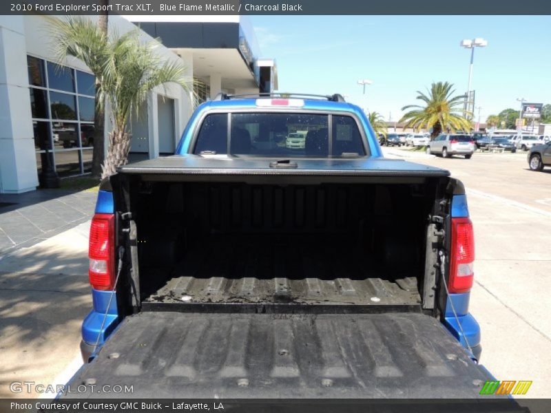 Blue Flame Metallic / Charcoal Black 2010 Ford Explorer Sport Trac XLT