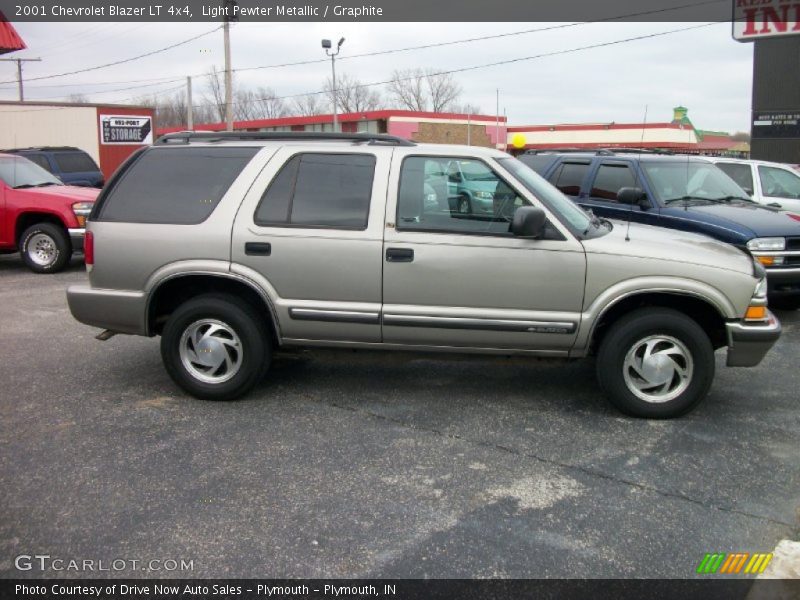 Light Pewter Metallic / Graphite 2001 Chevrolet Blazer LT 4x4