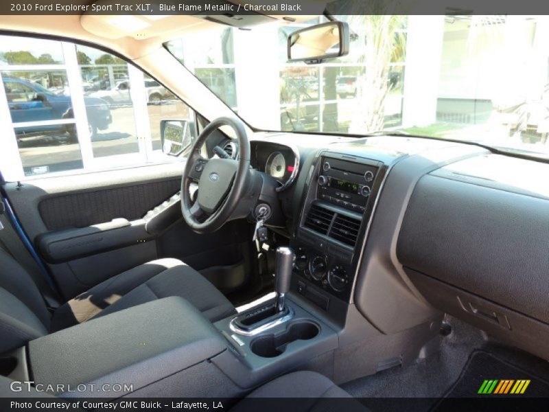 Blue Flame Metallic / Charcoal Black 2010 Ford Explorer Sport Trac XLT