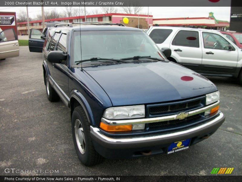 Indigo Blue Metallic / Graphite Gray 2000 Chevrolet Blazer LT 4x4