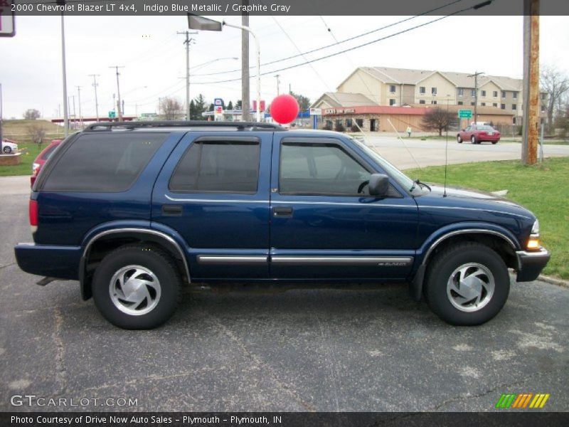 Indigo Blue Metallic / Graphite Gray 2000 Chevrolet Blazer LT 4x4