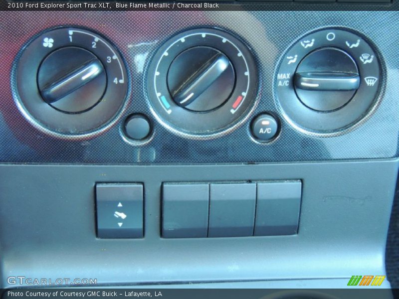 Blue Flame Metallic / Charcoal Black 2010 Ford Explorer Sport Trac XLT