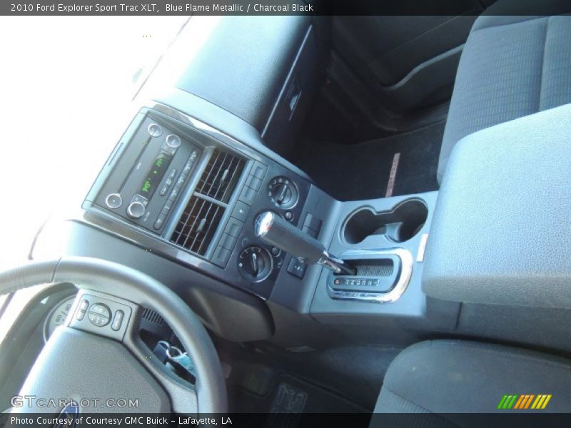 Blue Flame Metallic / Charcoal Black 2010 Ford Explorer Sport Trac XLT