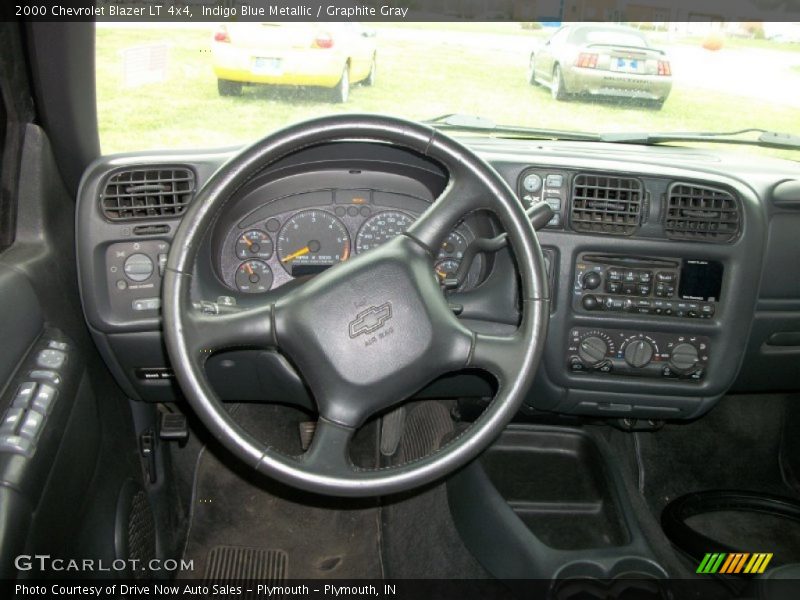 Indigo Blue Metallic / Graphite Gray 2000 Chevrolet Blazer LT 4x4