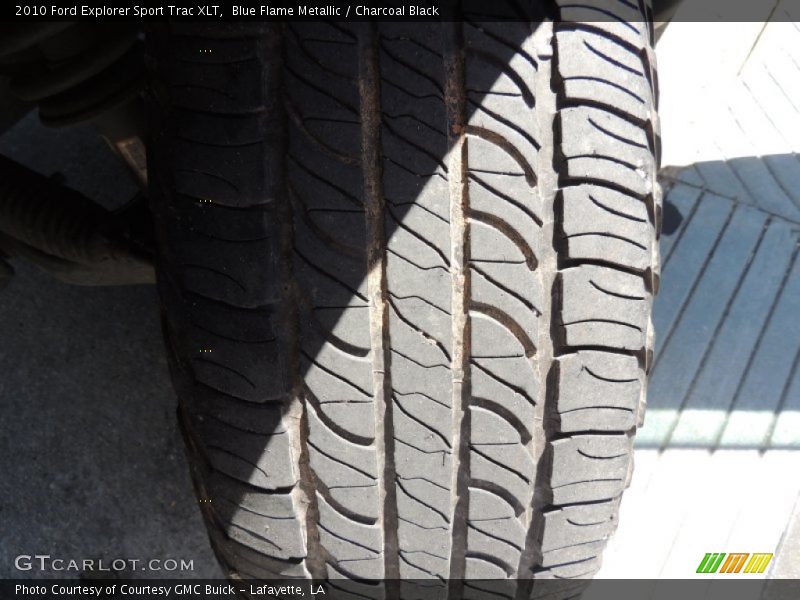 Blue Flame Metallic / Charcoal Black 2010 Ford Explorer Sport Trac XLT
