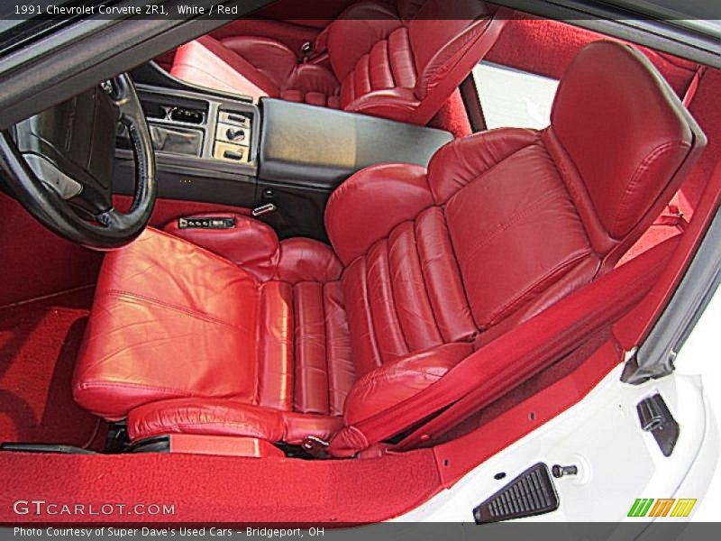 Front Seat of 1991 Corvette ZR1