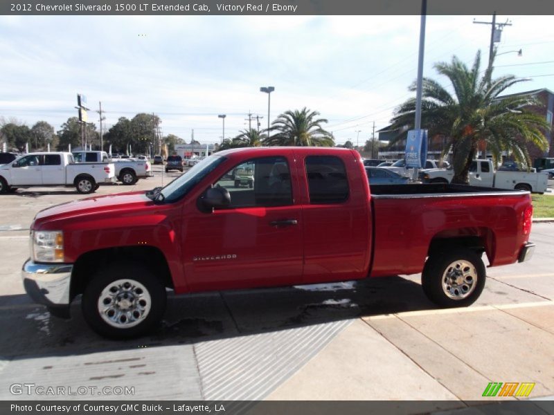 Victory Red / Ebony 2012 Chevrolet Silverado 1500 LT Extended Cab