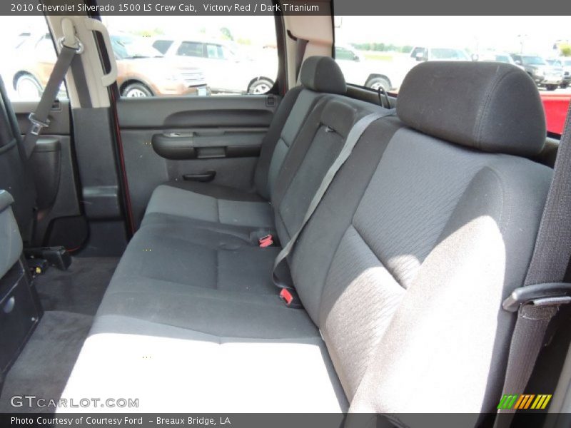 Victory Red / Dark Titanium 2010 Chevrolet Silverado 1500 LS Crew Cab