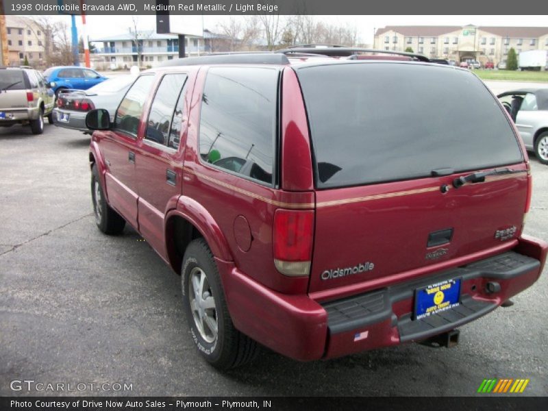 Medium Red Metallic / Light Beige 1998 Oldsmobile Bravada AWD