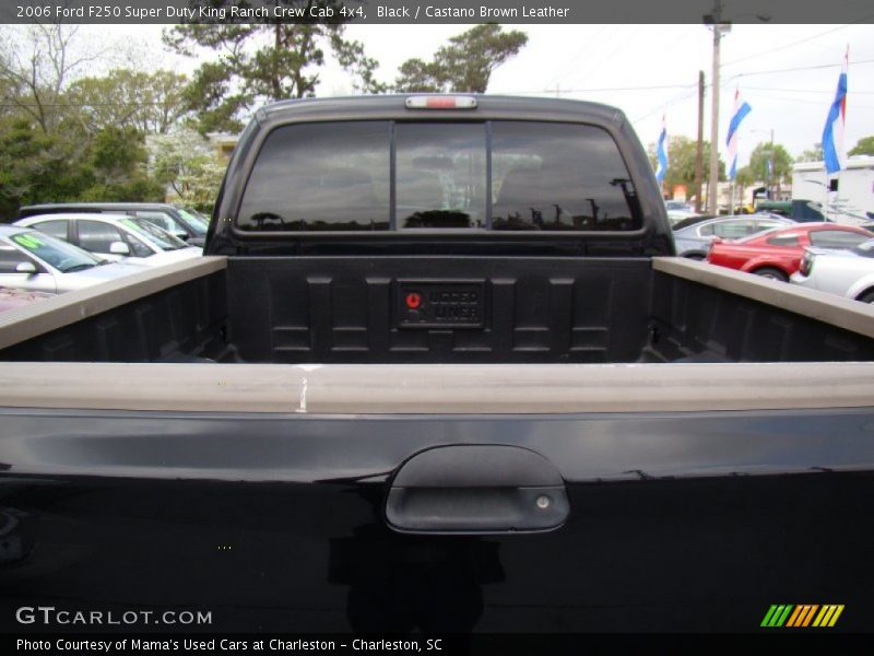 Black / Castano Brown Leather 2006 Ford F250 Super Duty King Ranch Crew Cab 4x4