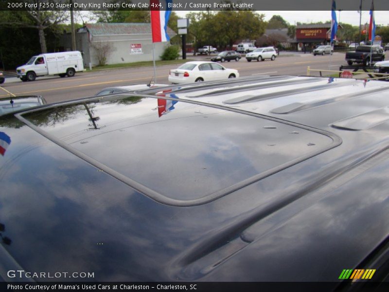 Black / Castano Brown Leather 2006 Ford F250 Super Duty King Ranch Crew Cab 4x4