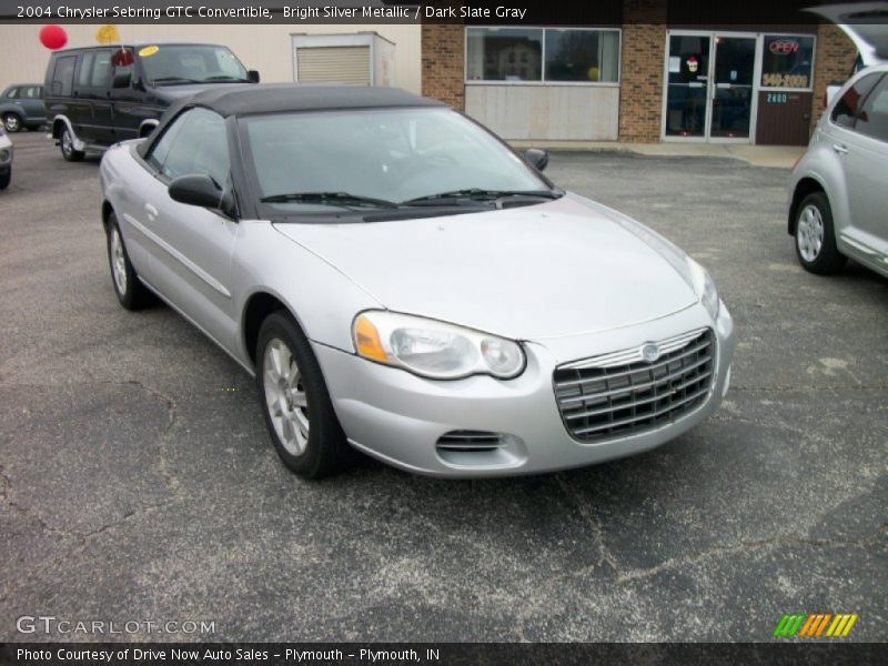 Bright Silver Metallic / Dark Slate Gray 2004 Chrysler Sebring GTC Convertible