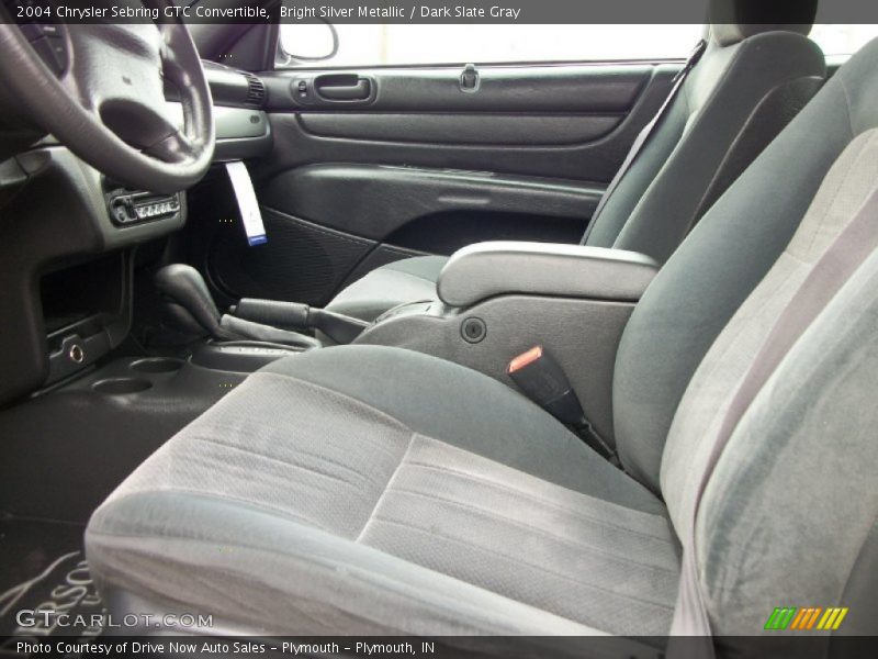 Bright Silver Metallic / Dark Slate Gray 2004 Chrysler Sebring GTC Convertible