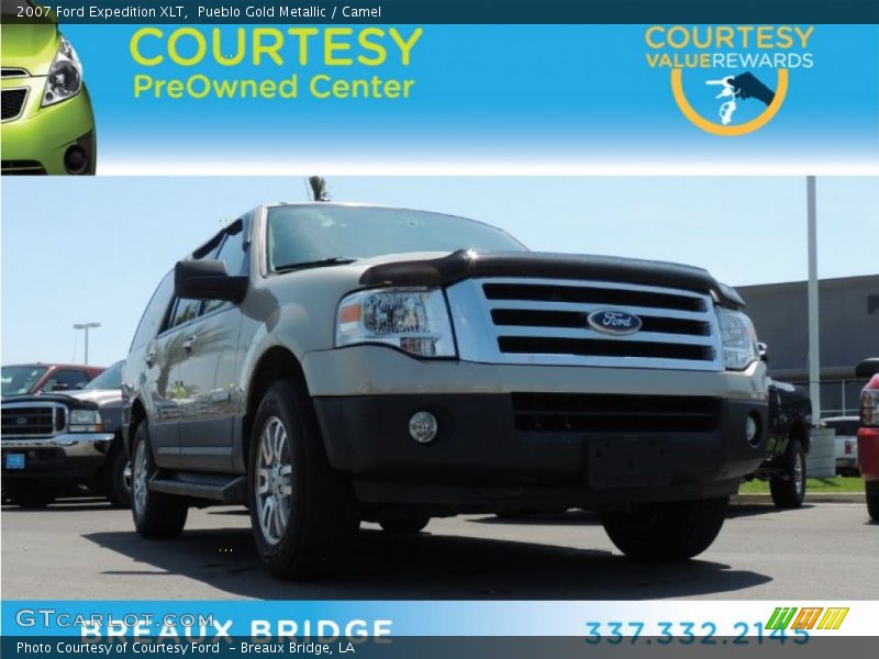 Pueblo Gold Metallic / Camel 2007 Ford Expedition XLT