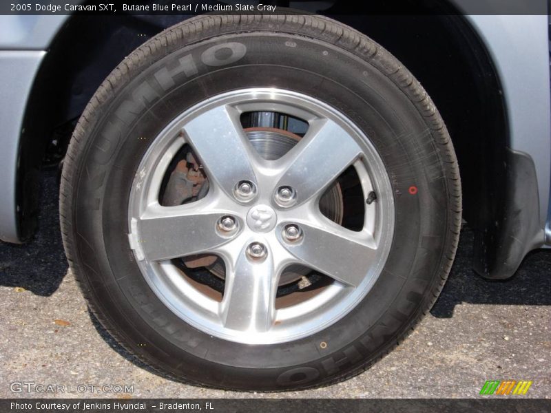Butane Blue Pearl / Medium Slate Gray 2005 Dodge Caravan SXT