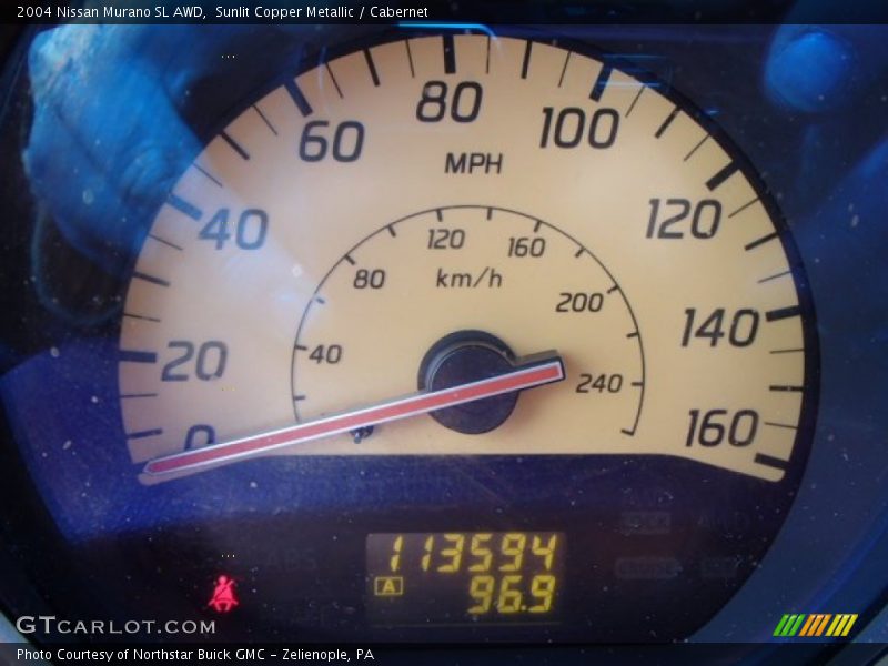 Sunlit Copper Metallic / Cabernet 2004 Nissan Murano SL AWD