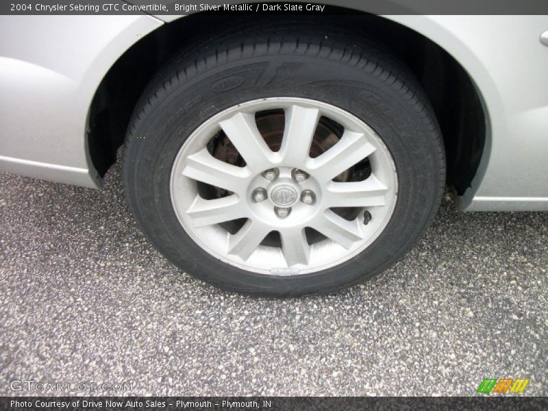 Bright Silver Metallic / Dark Slate Gray 2004 Chrysler Sebring GTC Convertible