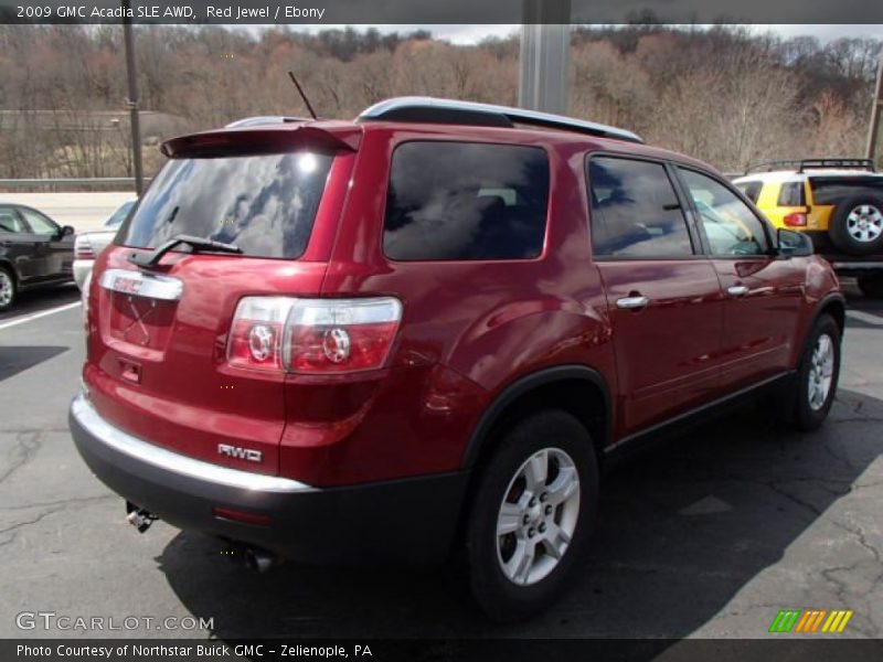 Red Jewel / Ebony 2009 GMC Acadia SLE AWD
