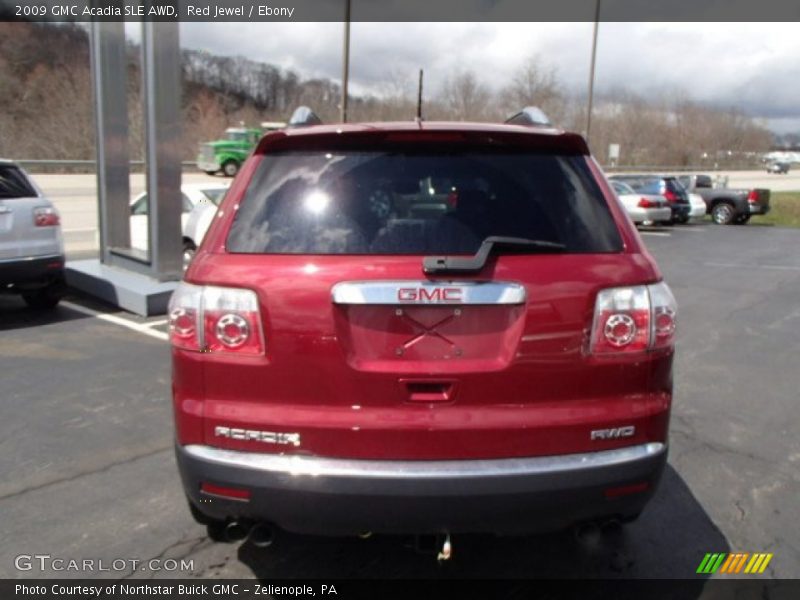 Red Jewel / Ebony 2009 GMC Acadia SLE AWD