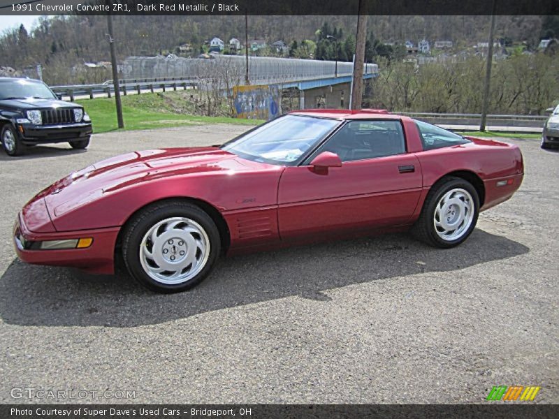  1991 Corvette ZR1 Dark Red Metallic