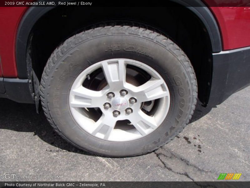 Red Jewel / Ebony 2009 GMC Acadia SLE AWD