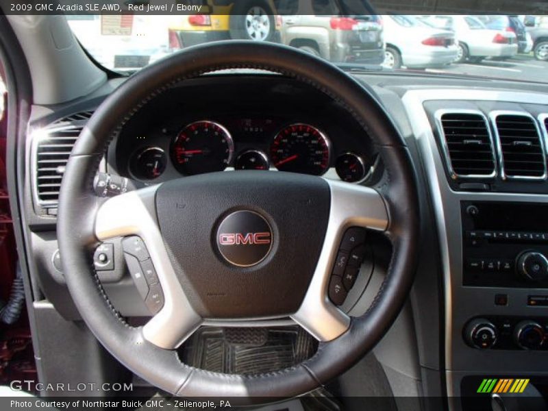 Red Jewel / Ebony 2009 GMC Acadia SLE AWD