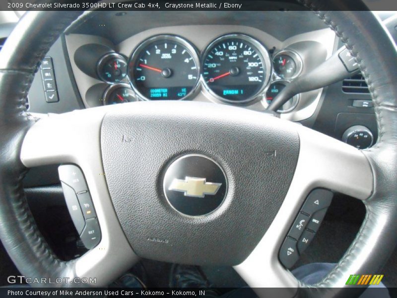 Graystone Metallic / Ebony 2009 Chevrolet Silverado 3500HD LT Crew Cab 4x4