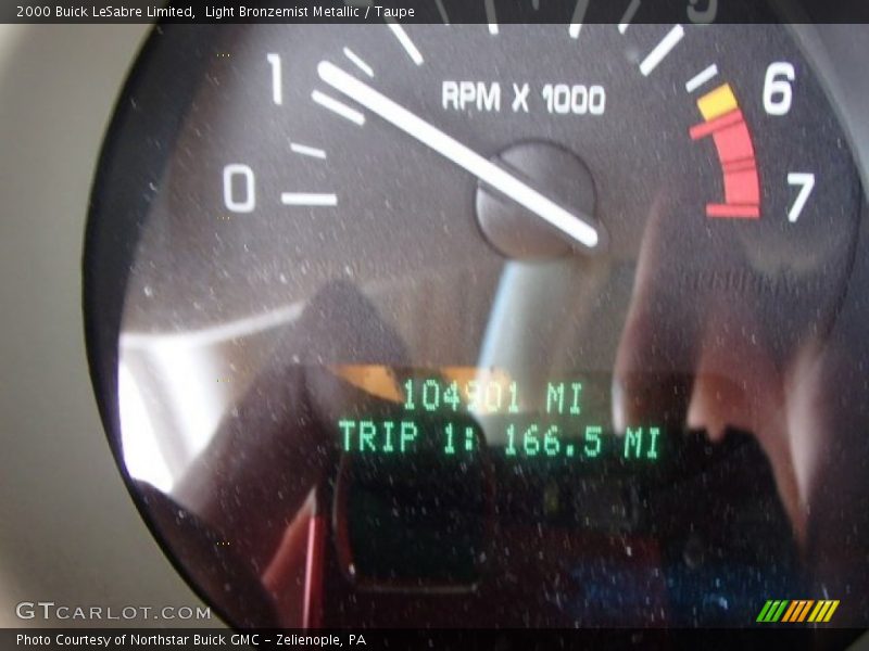 Light Bronzemist Metallic / Taupe 2000 Buick LeSabre Limited