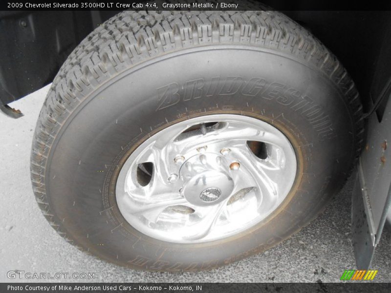 Graystone Metallic / Ebony 2009 Chevrolet Silverado 3500HD LT Crew Cab 4x4