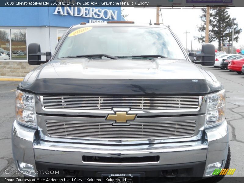 Graystone Metallic / Ebony 2009 Chevrolet Silverado 3500HD LT Crew Cab 4x4