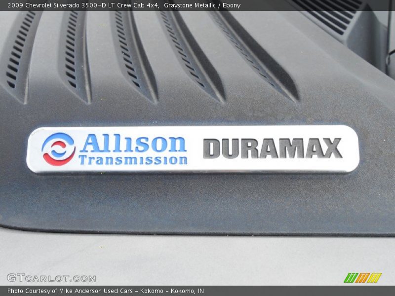 Graystone Metallic / Ebony 2009 Chevrolet Silverado 3500HD LT Crew Cab 4x4