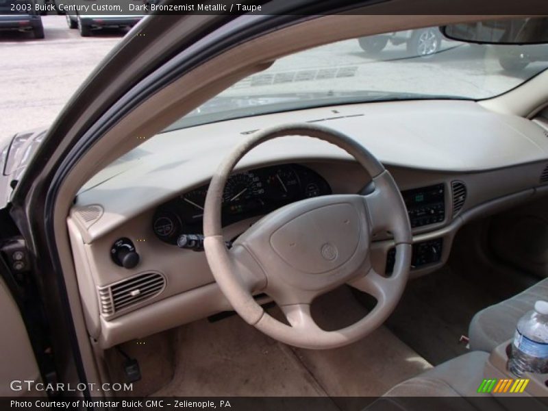Dark Bronzemist Metallic / Taupe 2003 Buick Century Custom