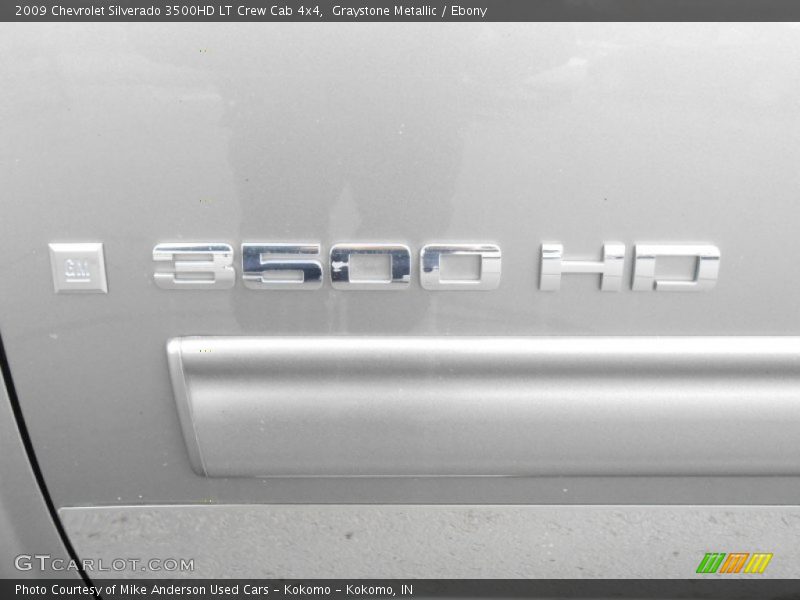 Graystone Metallic / Ebony 2009 Chevrolet Silverado 3500HD LT Crew Cab 4x4