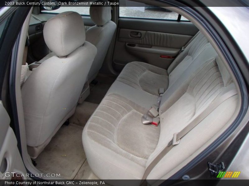 Dark Bronzemist Metallic / Taupe 2003 Buick Century Custom