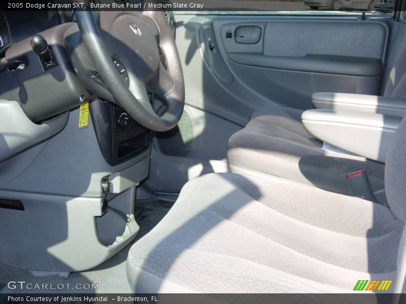 Butane Blue Pearl / Medium Slate Gray 2005 Dodge Caravan SXT