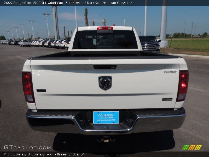 Stone White / Dark Slate/Medium Graystone 2009 Dodge Ram 1500 SLT Quad Cab