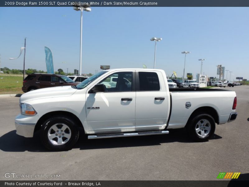  2009 Ram 1500 SLT Quad Cab Stone White
