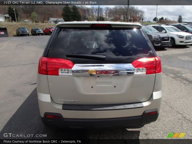 Champagne Silver Metallic / Jet Black 2013 GMC Terrain SLE AWD