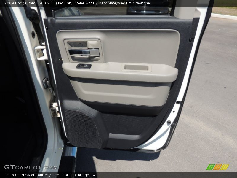 Stone White / Dark Slate/Medium Graystone 2009 Dodge Ram 1500 SLT Quad Cab