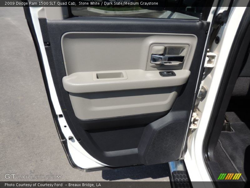 Stone White / Dark Slate/Medium Graystone 2009 Dodge Ram 1500 SLT Quad Cab