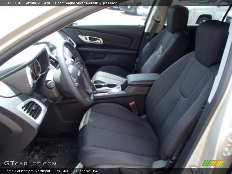 Champagne Silver Metallic / Jet Black 2013 GMC Terrain SLE AWD