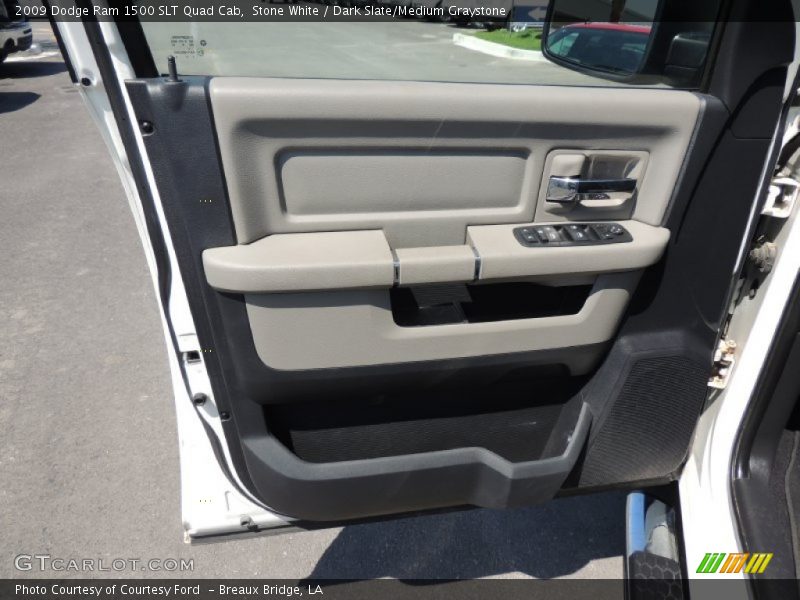 Stone White / Dark Slate/Medium Graystone 2009 Dodge Ram 1500 SLT Quad Cab