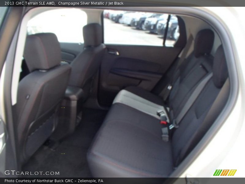 Champagne Silver Metallic / Jet Black 2013 GMC Terrain SLE AWD