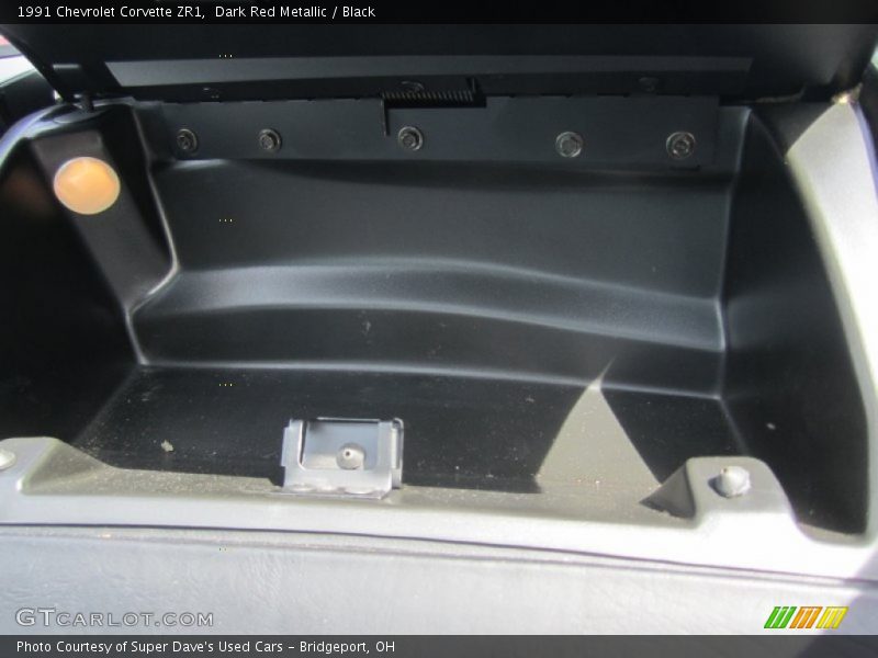 Dark Red Metallic / Black 1991 Chevrolet Corvette ZR1