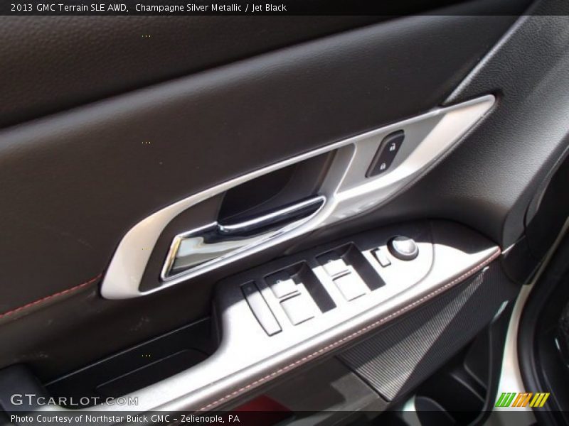 Champagne Silver Metallic / Jet Black 2013 GMC Terrain SLE AWD
