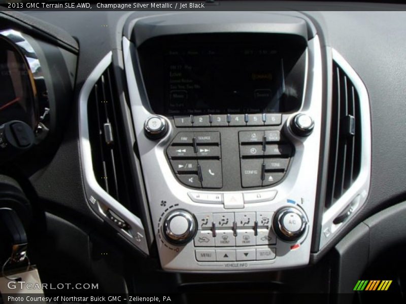 Champagne Silver Metallic / Jet Black 2013 GMC Terrain SLE AWD