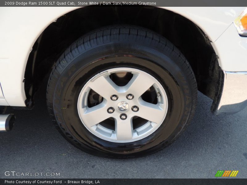 Stone White / Dark Slate/Medium Graystone 2009 Dodge Ram 1500 SLT Quad Cab